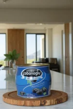 yağlı sele siyah zeytin teneke kavanoz