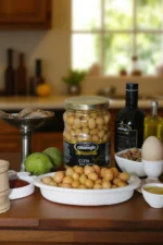 çizik yeşil zeytin cam kavanoz