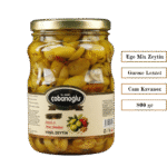 Ege Mix - Çekirdeksiz Yeşil Zeytin (800 gr Cam Kavanoz)