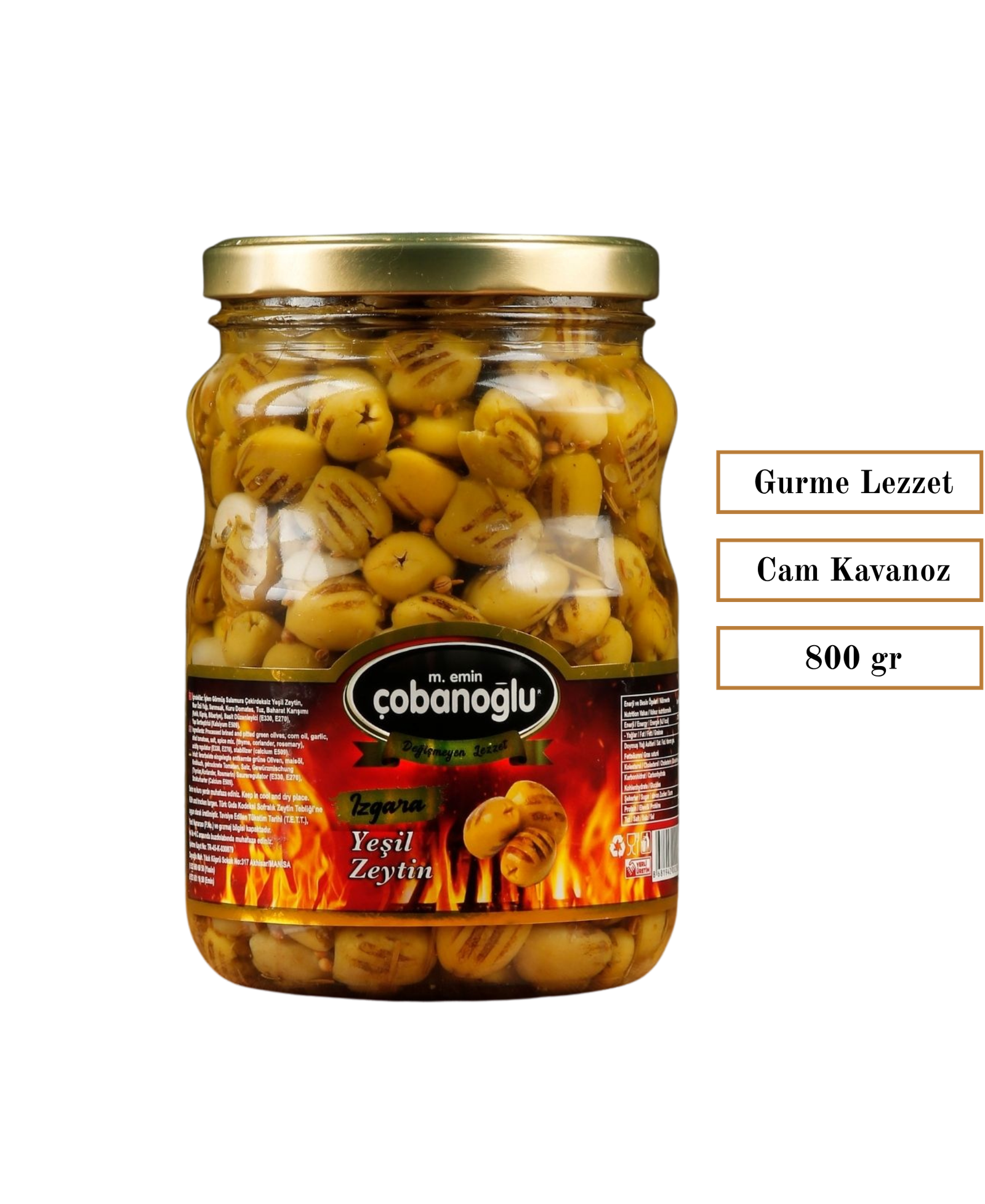 ızgara Special Izgara Zeytin - (800 gr. Cam Kavanoz) - Görsel 1